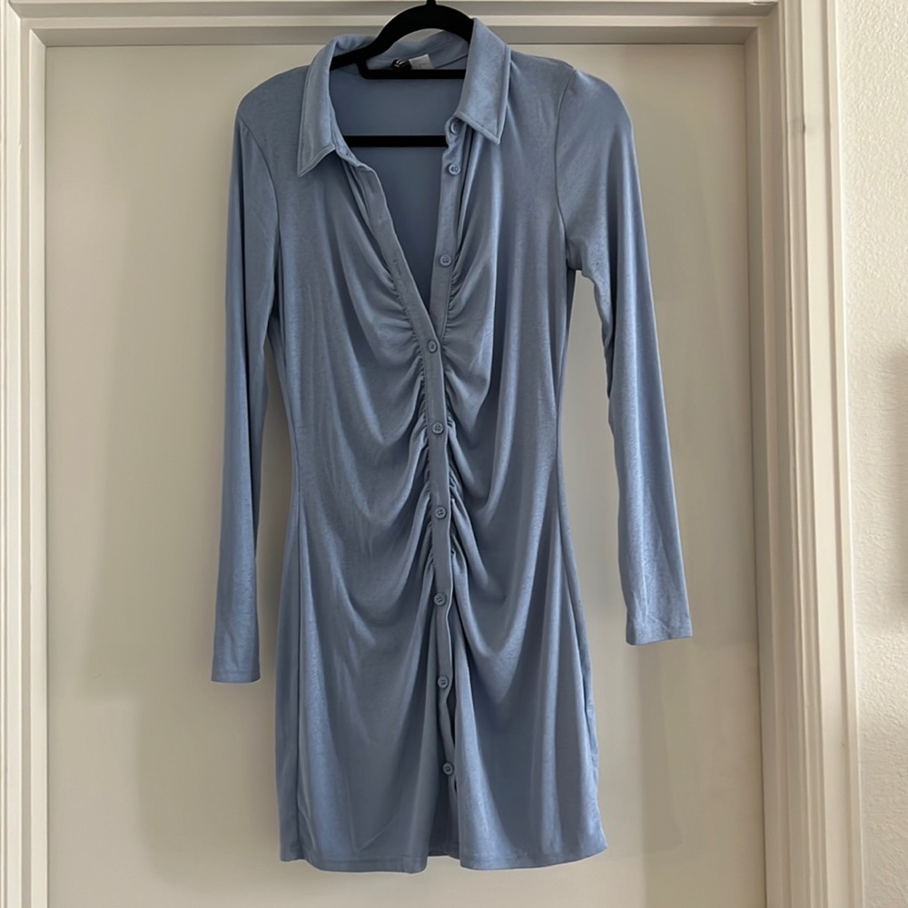 H&M button up dress